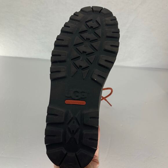 UGG Hafstein Waterproof Leather Lace-Up Boots Men's Size 10 - Picture 12 of 12